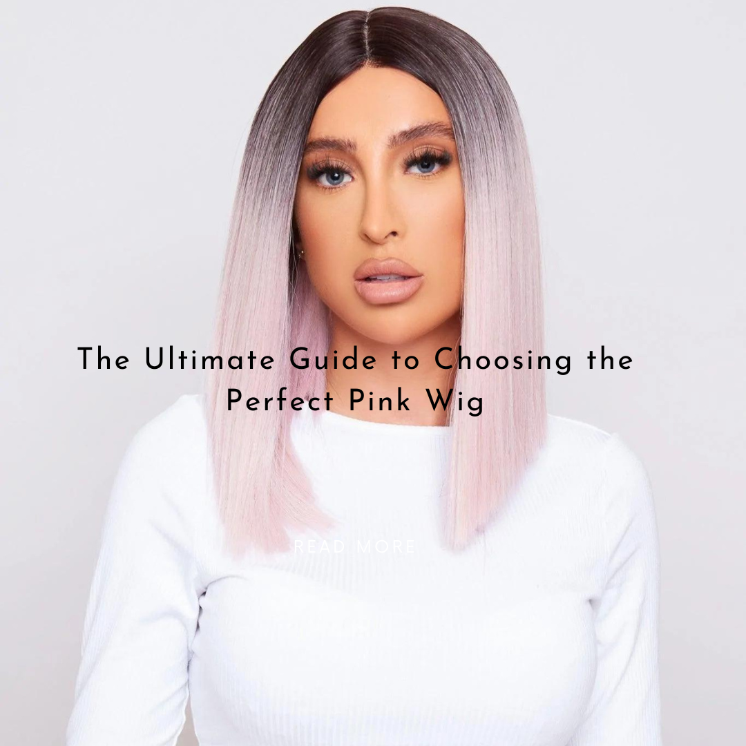 Natural looking pink wigs top