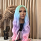 ARIELLA 30" Rainbow Synthetic Hair Lace Wig