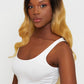 beautiful ombre brown being being worn by black model