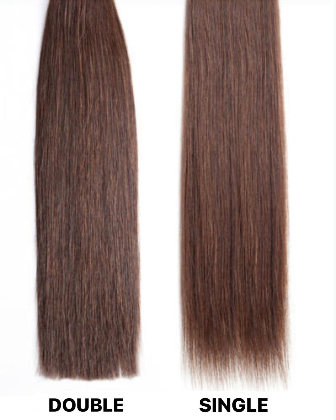 Single Weft vs Double Weft Hair Extensions - PBeauty Hair