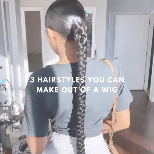 3 Hairstyles You Can Make Out Of A Wig