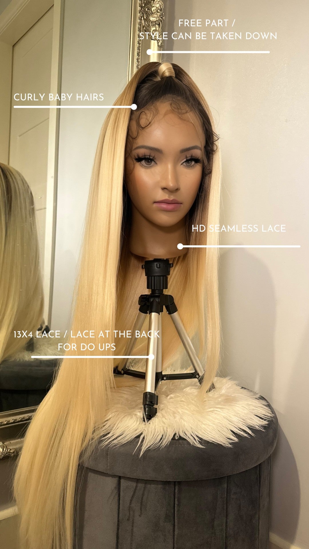 HD LACE BLONDE HAIR WIG