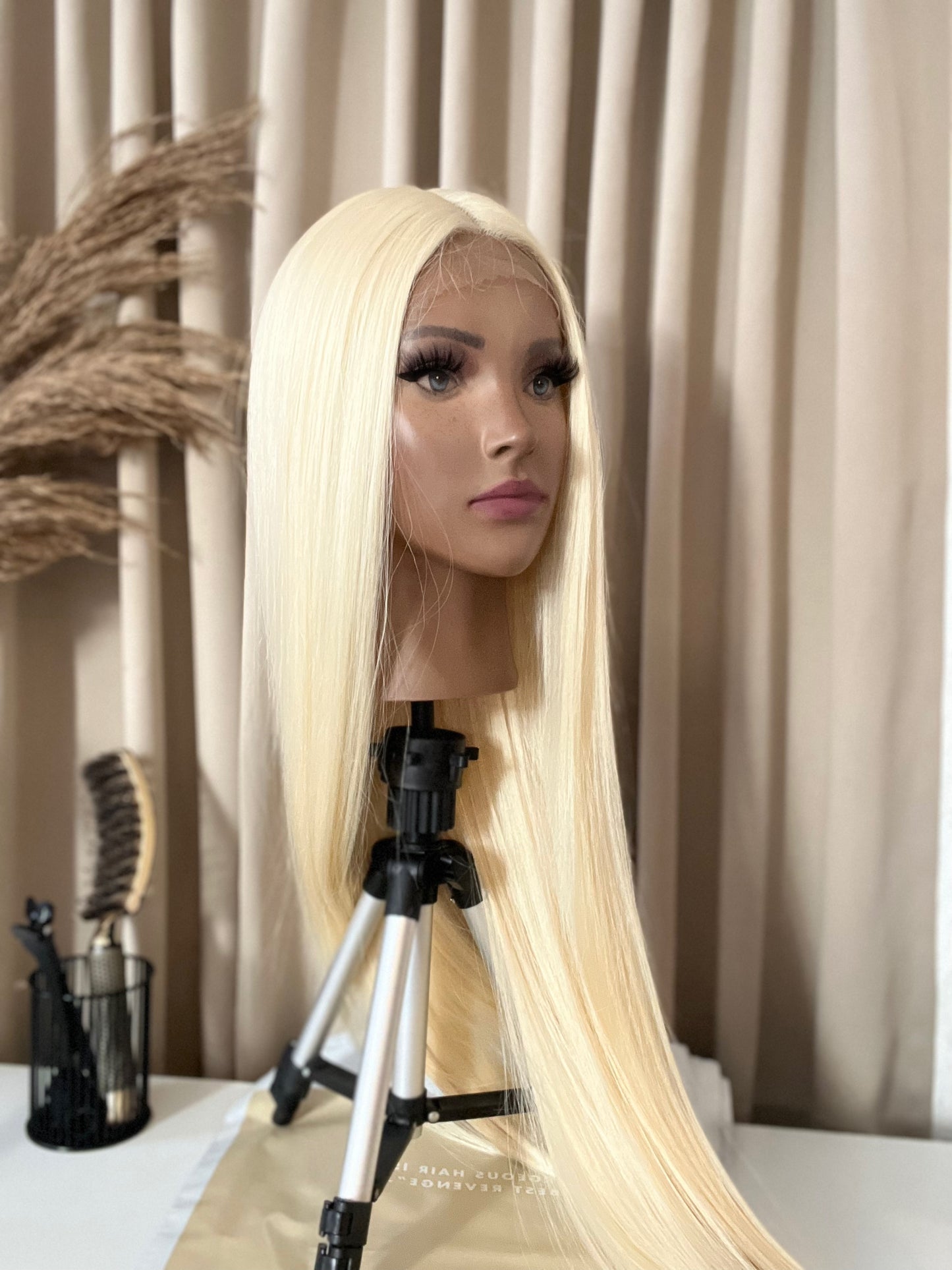 AALIYAH 40" Blonde Synthetic Hair Lace Wig