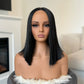 Kristan 14″ Black Long Bob Lace Front Synthetic Hair Wig