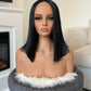 model long bob synthetic hair wig