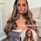 model 13x4 lace front premium synthetic hair wig