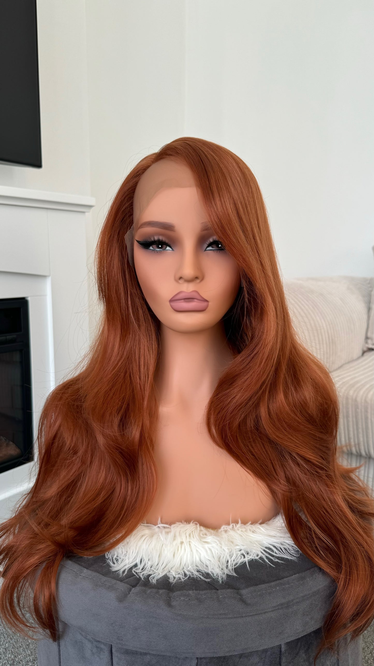 Giselle 28” Ginger Lace Wig