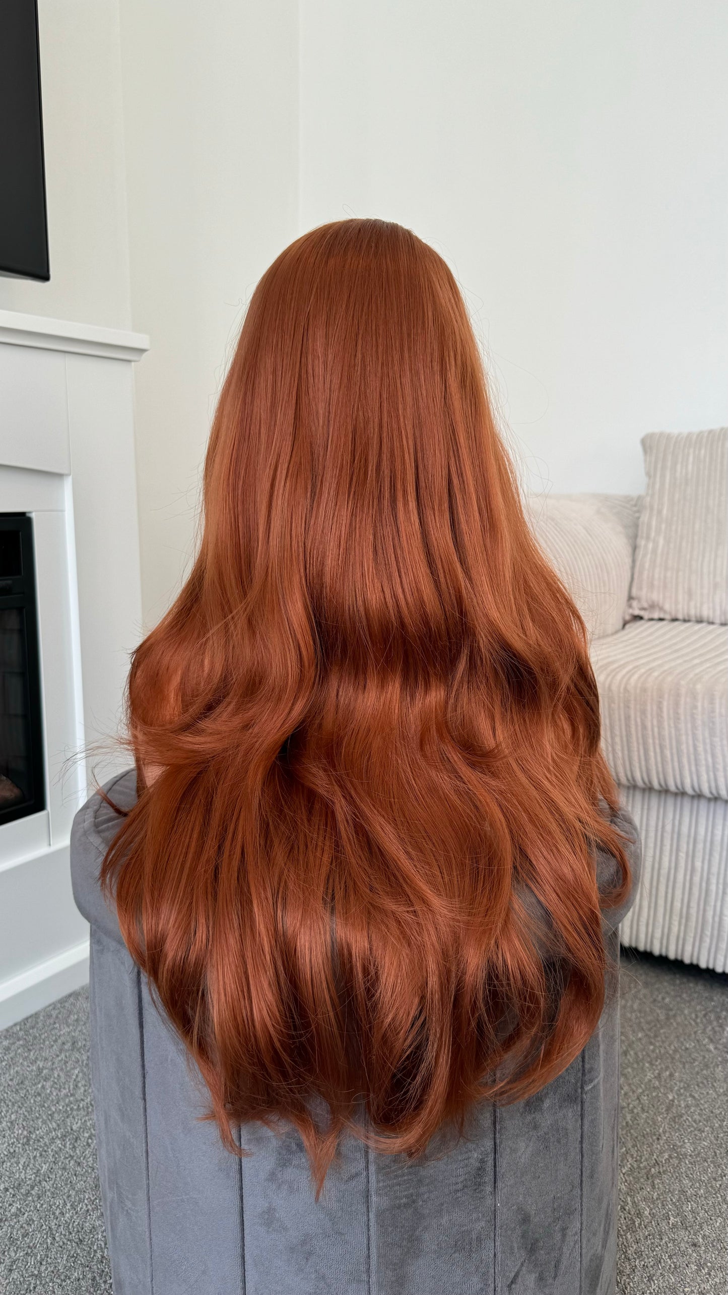 long wavy ginger hair pbeautyhair wig
