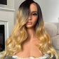 honey-blonde-wig-synthetic-hair-ombre-lace-wig