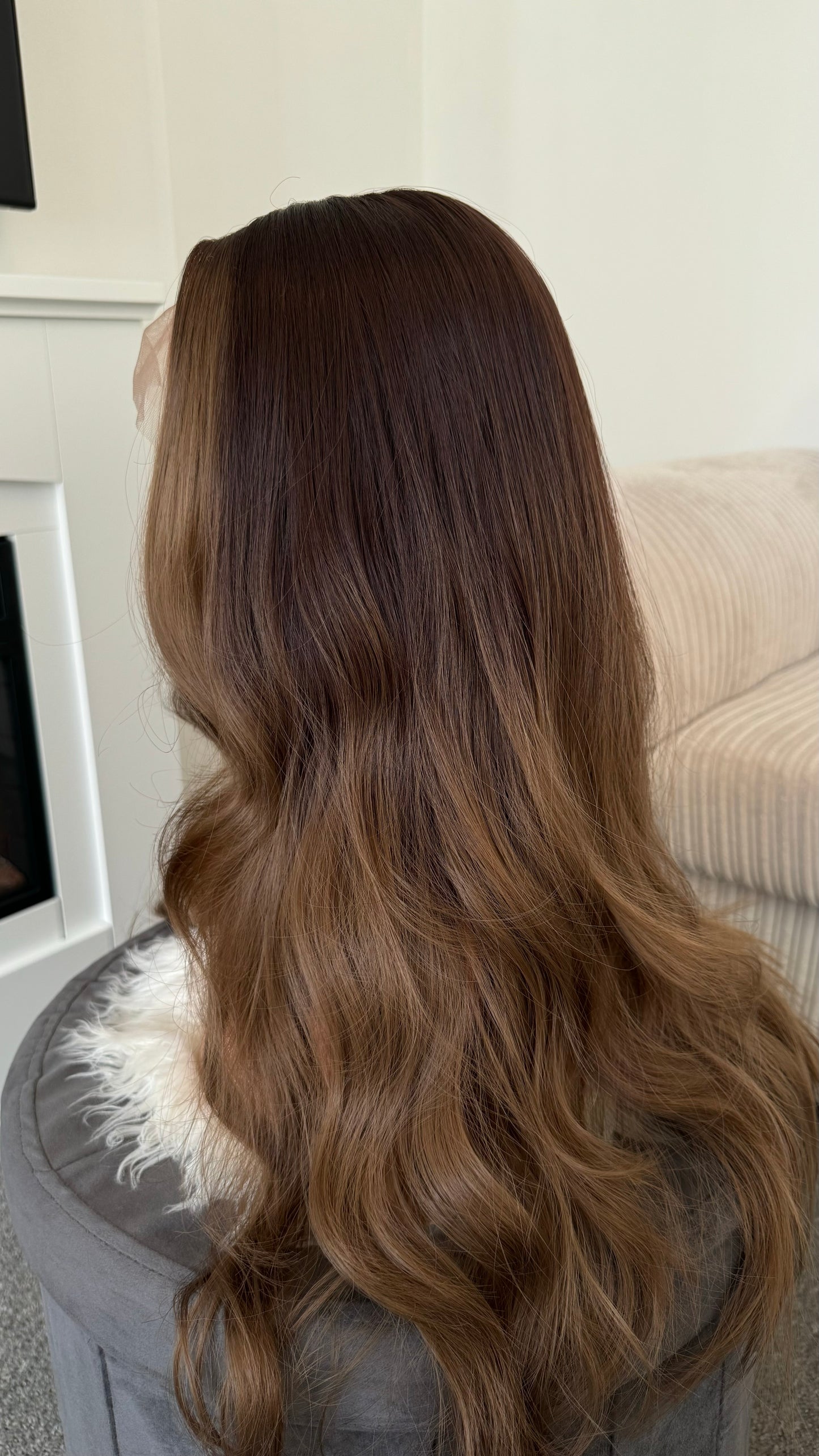 Aluna 26" Balayage Brown Lace Wig