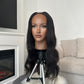 model u part human hair brazilian body wave wig