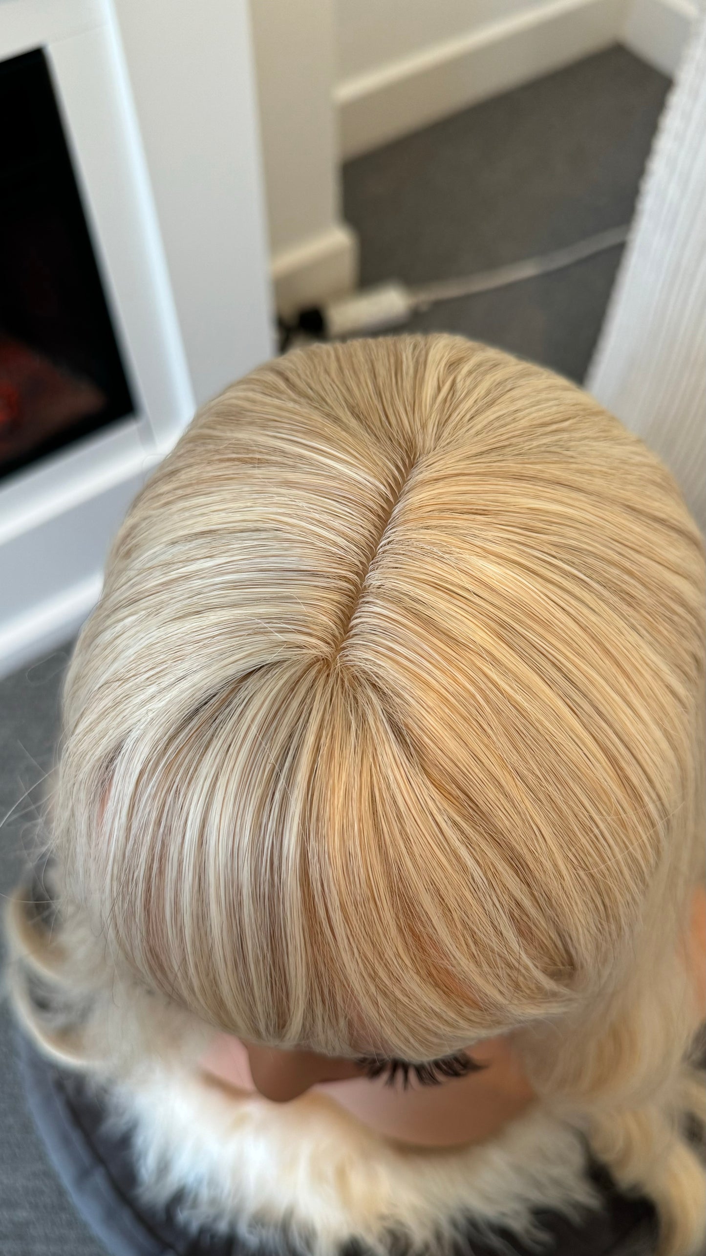 Mia 26" Blonde Bangs Wig