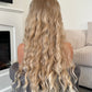 pbeautyhair long curly blonde no lace wig