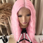 TATIANA 42" Pink Synthetic Lace Wig