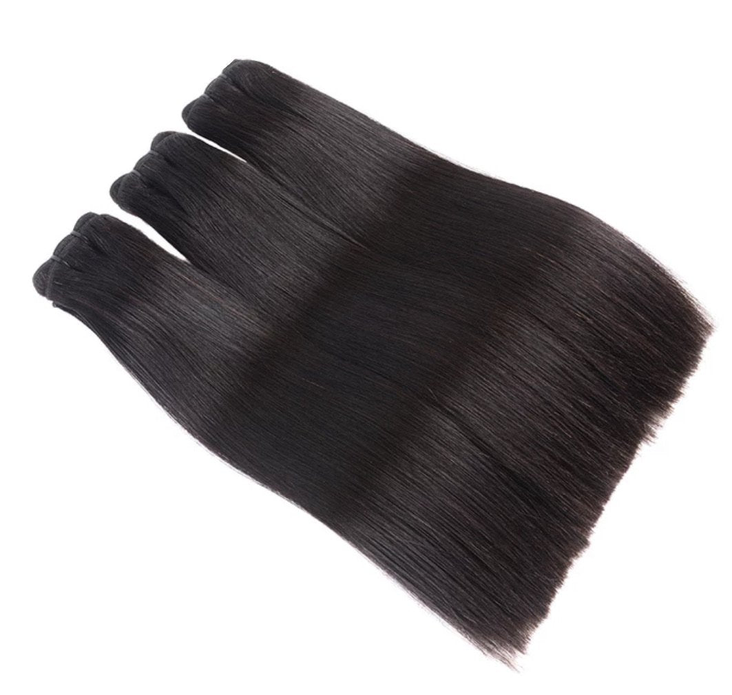 Double Drawn Silked Virgin Brazilian Hair Weft Extensions - PBeauty Hair