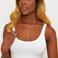 beautiful black model wearing ombre blonde wig from hair brand pbeautyhair